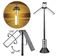 Verstellbare LED-Campinglampe mit verschiedenen Beleuchtungswinkeln