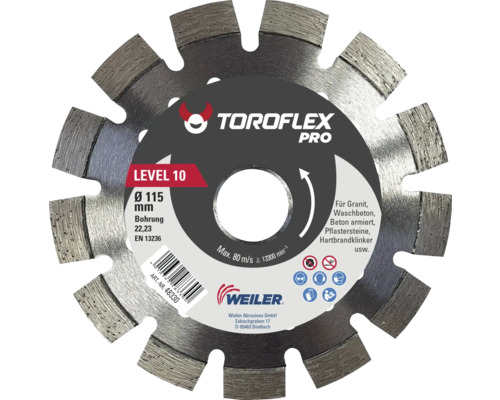 Toroflex Pro Trennscheibe mit 115 Millimeter Durchmesser