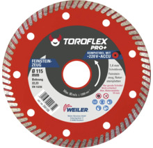 Toroflex Trennscheibe für Feinsteinzeug, Durchmesser 115 Millimeter