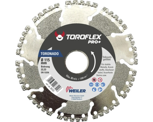 Torfex Toronado Pro+ Trennscheibe Durchmesser 115 Millimeter