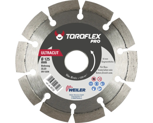 Toroflex Pro Trennscheibe mit 125 Millimeter Durchmesser