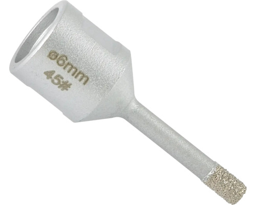 Diamantbohrkrone mit 6 mm Durchmesser für Bohrmaschinen