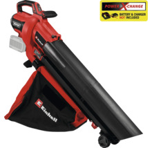 Einhell Akku-Laubsauger/-bläser mit Fangsack, ohne Akku und Ladegerät