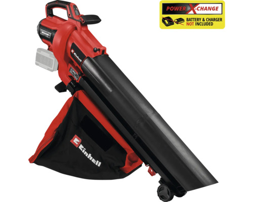 Einhell Akku-Laubsauger/-bläser mit Fangsack, ohne Akku und Ladegerät