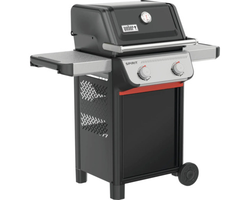 Weber Spirit Gasgrill mit zwei Brennern, Thermometer im Deckel und Seitentischen