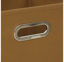 Detailaufnahme einer Aufbewahrungsbox mit Griff