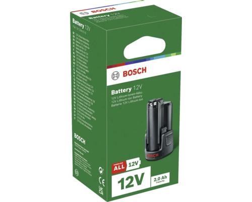 Bosch Batterie 12 Volt Lithium-Ionen-Akku in Verpackung