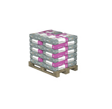 Palette mit Betonschüttestrich Säcken