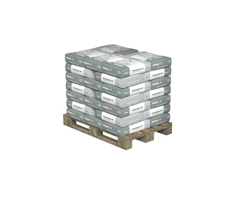 Palette mit Säcken Trockenbeton 20