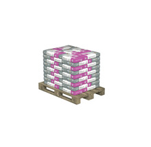 Palette mit Säcken von Estrich