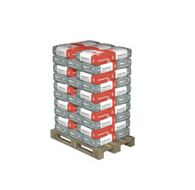 Palette mit Säcken Thermoputz 45 Liter