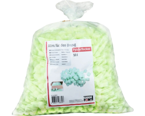 Sack mit Polsterflocken 50 Liter für den Umzug
