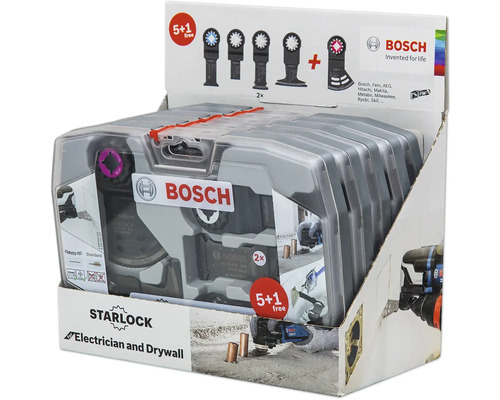 Bosch Starlock Oszillations-Sägeblätter Set für Elektriker und Trockenbauer