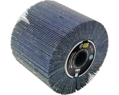 Schleifmop mit einer maximalen Drehzahl von 3600 Umdrehungen pro Minute