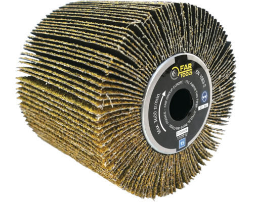 Lamellenrolle für Schleifarbeiten