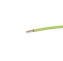 Einzeladerleitung mit grün-gelber Isolierung