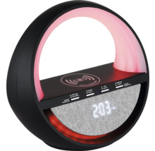 Radiowecker mit kabelloser Ladefunktion und LED-Licht