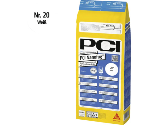 PCI Nanofug variabler Flexfugenmörtel für alle Fugenbreiten und keramischen Beläge