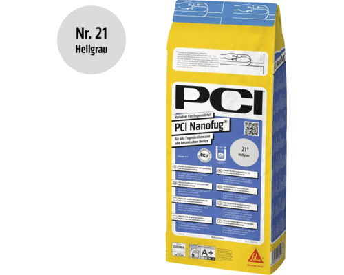 PCI Nanofug flexibler Fugenmörtel für alle Fugenbreiten und keramischen Beläge