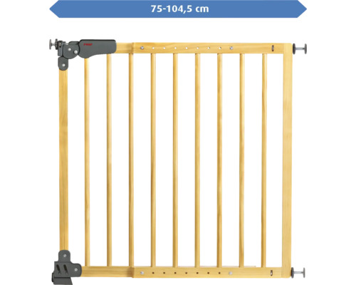 Treppenschutzgitter aus Holz, 75 bis 104,5 cm breit