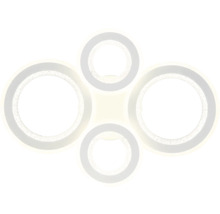 LED Deckenleuchte mit vier Ringen