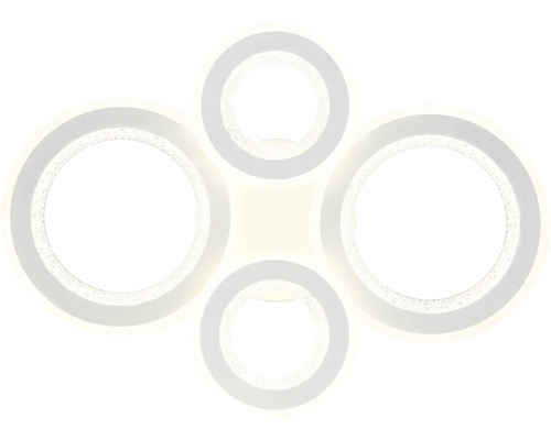 LED Deckenleuchte mit vier Ringen