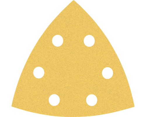 Dreieckschleifpapier mit Löchern für eine Schleifmaschine