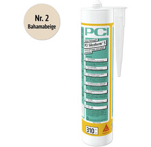 PCI Silcoferm S Silikon Dichtstoff, Farbton Bahamabeige, 310 ml