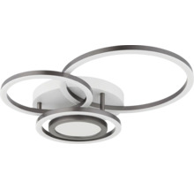 Deckenleuchte mit drei Ringen und LED-Beleuchtung