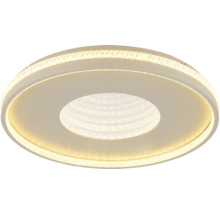 Runde Deckenleuchte mit Kristallakzenten