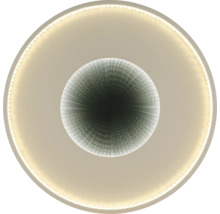 Runde LED-Deckenleuchte mit Spiegeleffekt