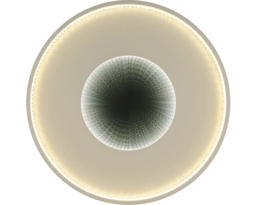 Runde LED-Deckenleuchte mit Spiegeleffekt