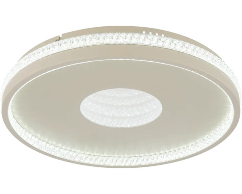 Runde Deckenleuchte mit LED-Beleuchtung und dekorativen Elementen