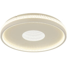 Runde LED Deckenleuchte mit Kristalldekor