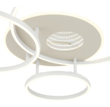 Weiße LED Deckenleuchte mit ringförmigem Design