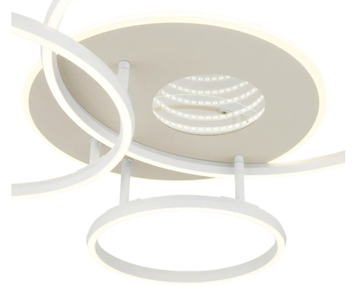 Weiße LED Deckenleuchte mit ringförmigem Design