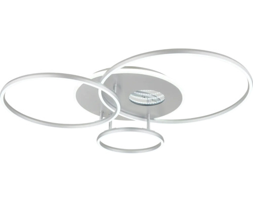 Moderne Deckenleuchte mit kreisförmigem Design und LED-Beleuchtung.