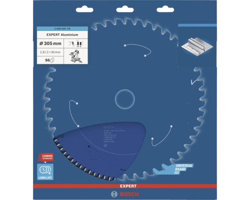 Bosch Expert Aluminium Sägeblatt, Durchmesser 305 mm, geeignet für Aluminium