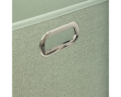 Detailansicht einer Aufbewahrungsbox mit Griff