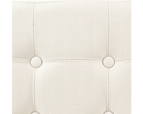 Detailaufnahme eines Möbelstücks mit Knopfheftung