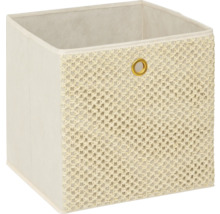 Quadratische Aufbewahrungsbox mit Flechtmuster und Öse