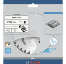Bosch Pro Steel Kreissägeblatt mit 136 Millimeter Durchmesser für Stahl