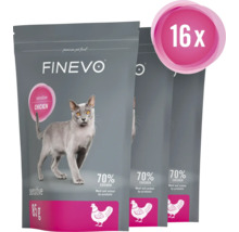Finevo Katzenfutter Sensitive Huhn, 16er Pack