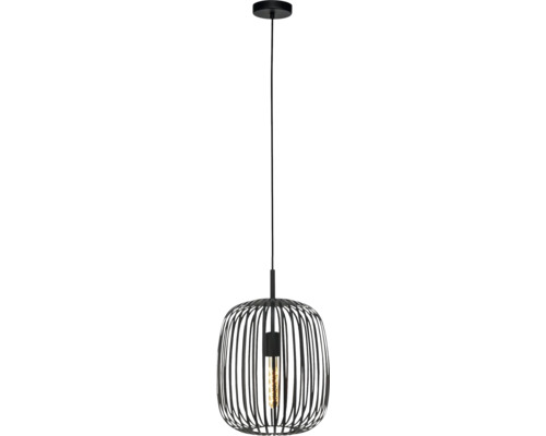 Hängeleuchte mit Lampenschirm aus Metallstreben