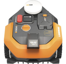Worx Landroid Mähroboter mit Bedienfeld, Stopptaste, Akku und VSLAM Technologie