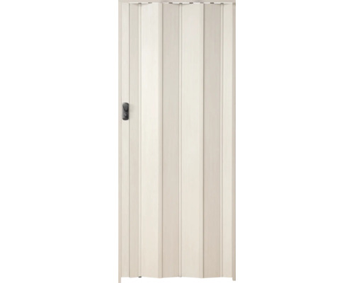 Weiße Falttür mit Griff