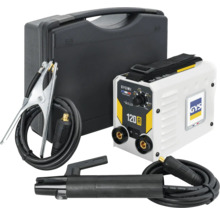 Elektroden-Schweißgerät mit Schweißkabel, Masseklemme und Transportkoffer