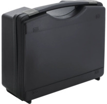 Schwarzer Werkzeugkoffer mit Tragegriff