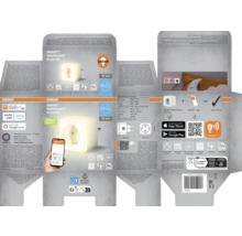 Osram Smart Plus Nachtlicht Stecker EU Verpackung mit WLAN Funktion, Energiemesser und App Steuerung