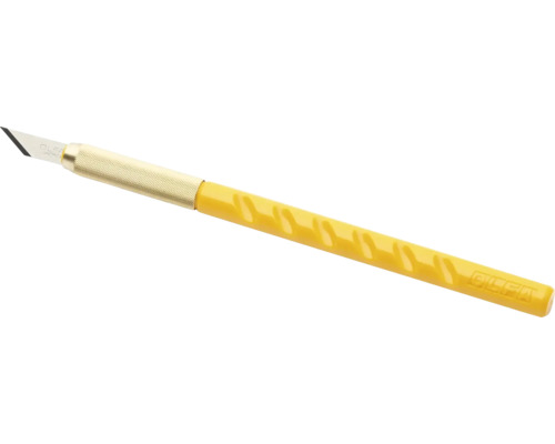 OLFA Präzisionsmesser mit gelbem Griff